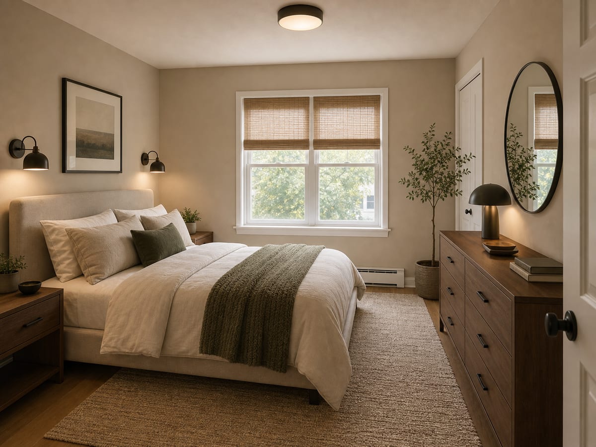 Room design AI bedroom concept
