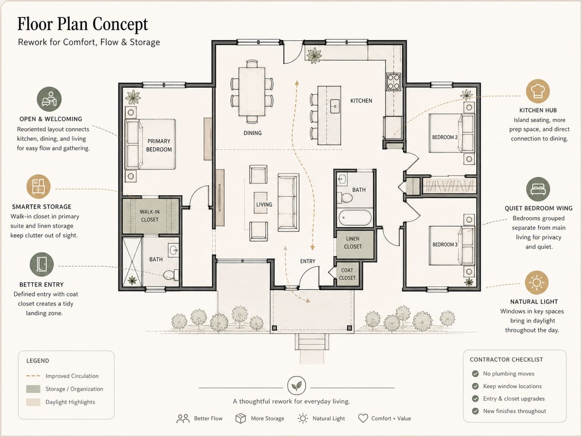 AI floor plan generator concept